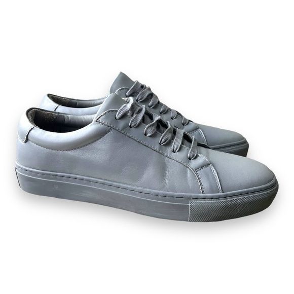 Italic Women’s Grey Cadence Lace up Lowtop Leather Sneakers size 9 - Picture 8 of 12
